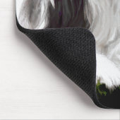 Bearded Collie Painting - Cute Original Dog Art Muismat (Hoek)