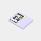 Bearded Collie Painting - Cute Original Dog Art Post-it® Notes (Schuin)