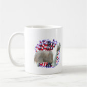 Bearded Collie Patriot Koffiemok (Links)