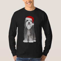 Bearded Collie Santa Hond Kerstvakantie