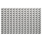 Bearded Collie silhouette.png Stof (Yard (91,4 cm))