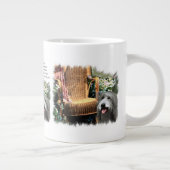 Bearded Collie Summer Garden Grote Koffiekop (Rechts)