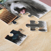 Bearded Collie Summer Garden Legpuzzel (Zijkant)