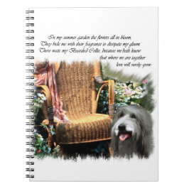Bearded Collie Summer Garden Notitieboek