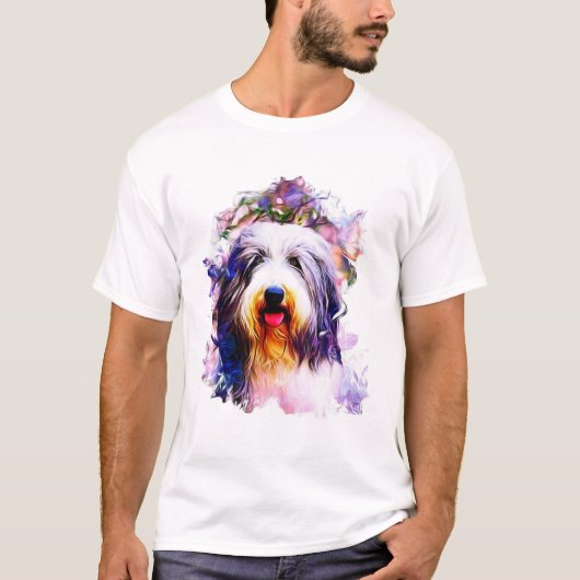 Bearded Collie T-shirt (Voorkant)