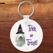 Bearded Collie Trick Sleutelhanger (Voorkant)