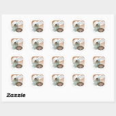 Bearded Collie Turkije Ronde Sticker (Vel)