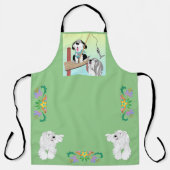 Bearded Collie vissen voor het diner Schort (Voorkant)