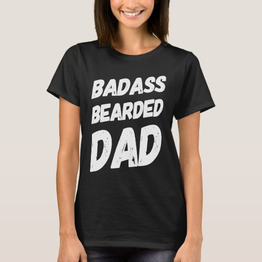 Bearded Dads Beard Dad No Shave Beards Father Sayi T-shirt (Voorkant)