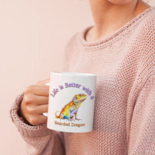 Bearded Dragon Alternative Pet Coffee Mok