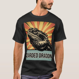 Bearded Dragon Art en Design, uniek voor reptielen T-shirt