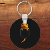 Bearded Dragon Cket Cute Exotic Lizard Reptile Pet Sleutelhanger (Voorkant)