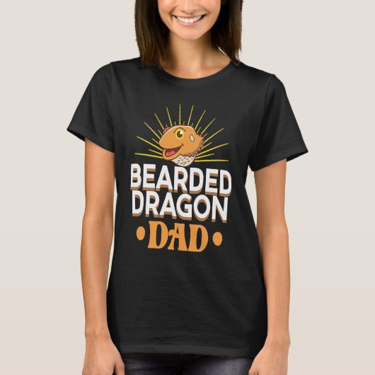 Bearded Dragon  Dad Reptiles Pet Reptile Owner Gra T-shirt (Voorkant)