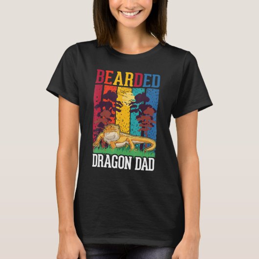 Bearded Dragon Dad T-shirt (Voorkant)