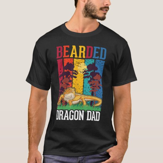 Bearded Dragon Dad T-shirt (Voorkant)