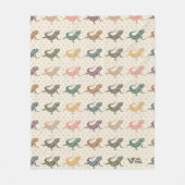 Bearded Dragon Deken, Gezellige Reptiel Liefhebber Fleece Deken (Voorkant)