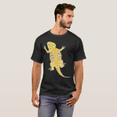 Bearded Dragon (donkere bkg kleuren) shirt (Voorkant volledig)