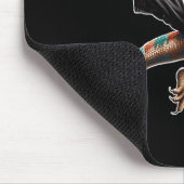 Bearded Dragon Flying Kick Pose Karate Samurai Nin Muismat (Hoek)