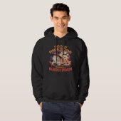 Bearded Dragon Funny Witch Halloween Ontwerp Hoodie (Voorkant volledig)