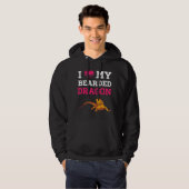 Bearded Dragon I Love My Bearded Dragon Men Women Hoodie (Voorkant volledig)