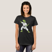 Bearded Dragon Karate Lizard Reptile Animal Austra T-shirt (Voorkant volledig)