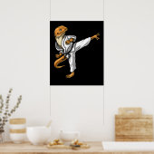 Bearded Dragon Karate Poster (Keuken)