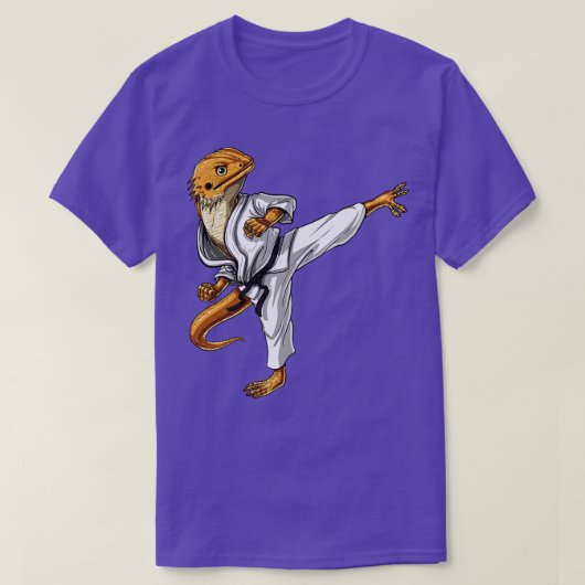Bearded Dragon Karate T-shirt (Design voorkant)