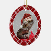 Bearded Dragon keramische cirkel Ornament (Rechts)