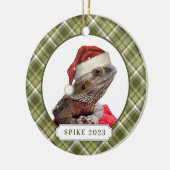 Bearded Dragon keramische cirkel Ornament (Links)