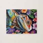 Bearded Dragon Lizard Family Pet Portrait Legpuzzel (Horizontaal)