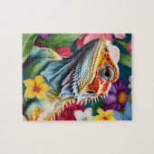 Bearded Dragon Lizard Family Pet Portrait Legpuzzel (Horizontaal)