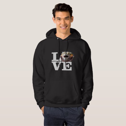 Bearded Dragon Love Bearded Dragons Hoodie (Voorkant volledig)