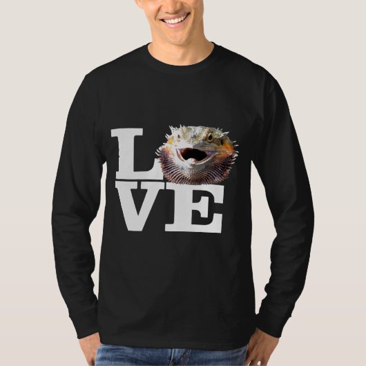 Bearded Dragon Love Bearded Dragons T-shirt (Voorkant)