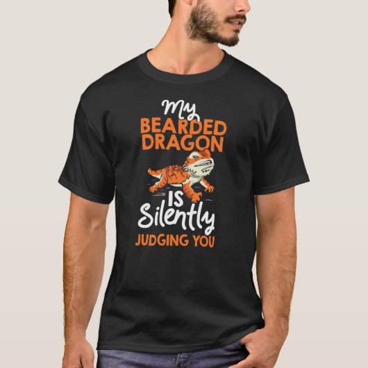 Bearded Dragon Lovers Bearded Dragon Reptile Lizar T-shirt (Voorkant)