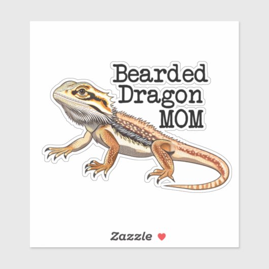 Bearded Dragon Mam Sticker (Vel)