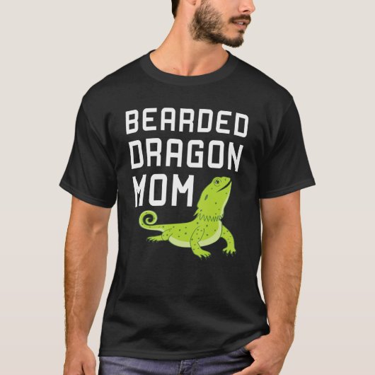 Bearded Dragon mama T-shirt (Voorkant)