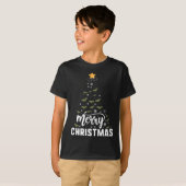 Bearded Dragon Merry Christmas Tree Family Xmas Ho T-shirt (Voorkant volledig)