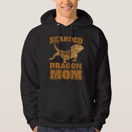 Bearded Dragon Mom Hoodie (Voorkant)