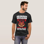 bearded dragon mom I love my bearded dragon lizard T-shirt (Voorkant volledig)