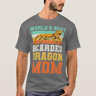 Bearded Dragon Mom Lizard  T-shirt