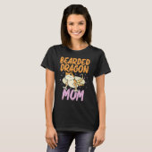 Bearded Dragon  Mom Reptiles Pet Reptile Owner Gra T-shirt (Voorkant volledig)