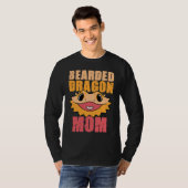 Bearded Dragon  Mom Reptiles Pet Reptile Owner Gra T-shirt (Voorkant volledig)