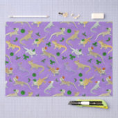 Bearded Dragon Morph Holiday Paars Tissuepapier (Craft)