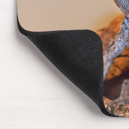Bearded Dragon Mousepad Muismat (Hoek)