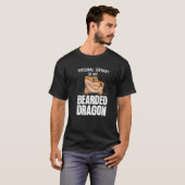 Bearded Dragon Persoonlijke Dienaar van mijn Beard T-shirt (Voorkant volledig)