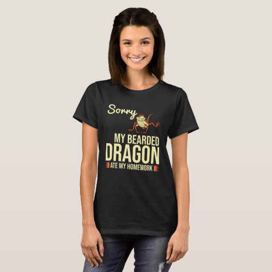 Bearded Dragon   Reptile T-shirt (Voorkant volledig)