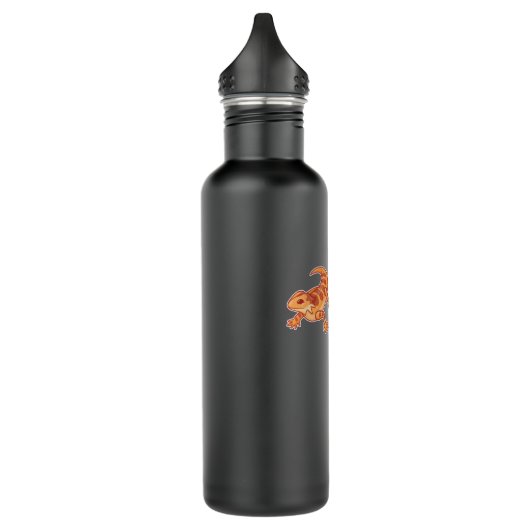 Bearded Dragon RESPECT the BEARD Lizard Reptil Waterfles (Links)