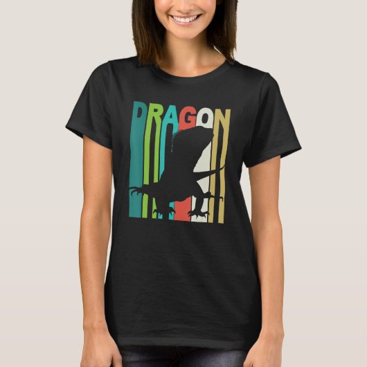 Bearded Dragon Retro Vintage Design T-shirt (Voorkant)