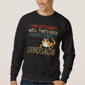 Bearded Dragon Stuff I Raise A Tiny Dinosaur Leopa Trui (Voorkant)