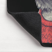 Bearded Dragon Ugly Sweater Santa Hat Kerstmis Muismat (Hoek)